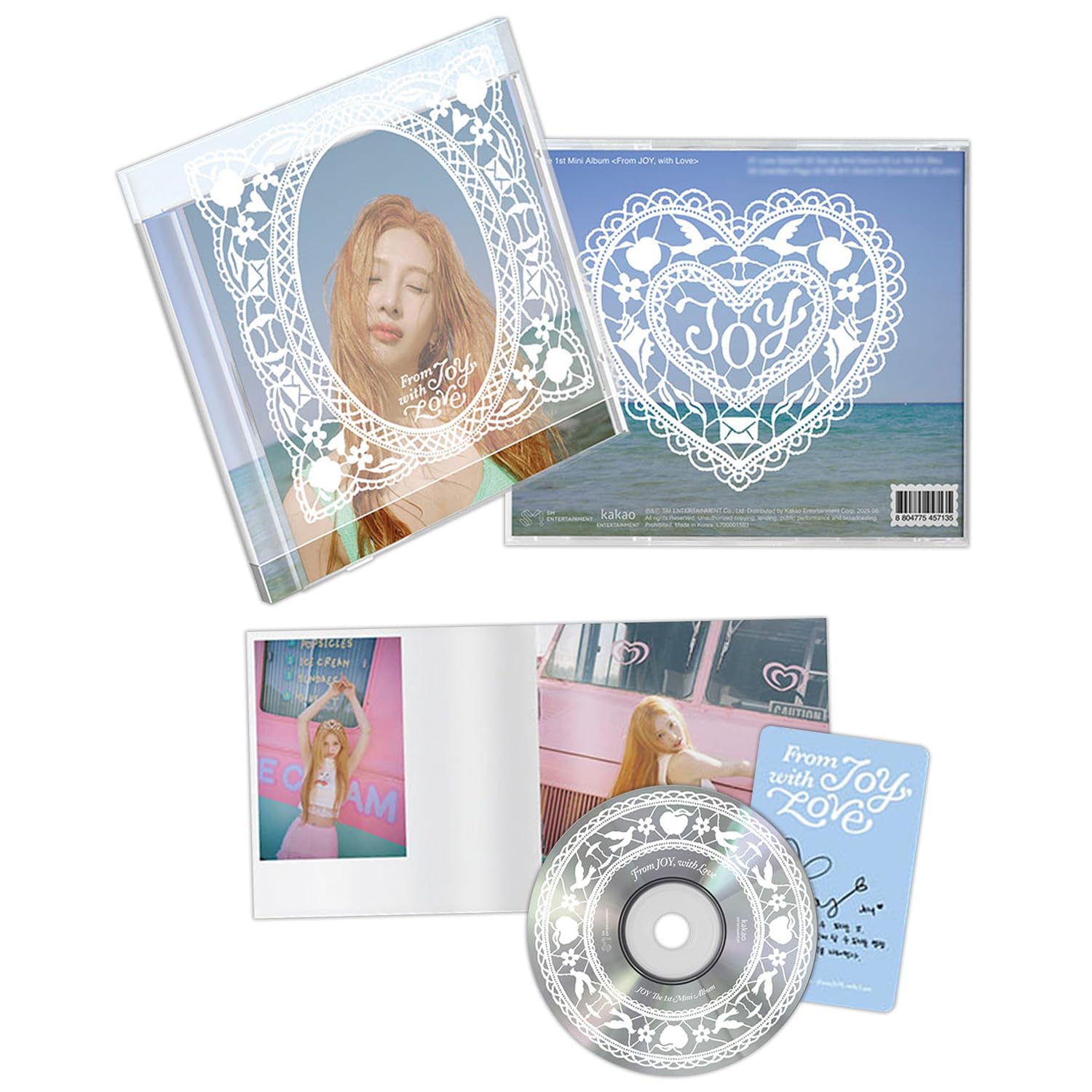 RED VELVET JOY - [From JOY, with Love] (Jewel Case Ver.) Booklet +